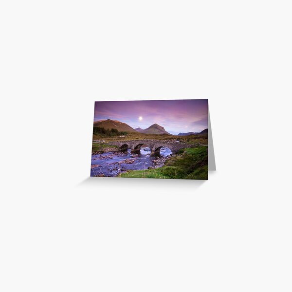 Isle of Skye Moonrise Greeting Card
