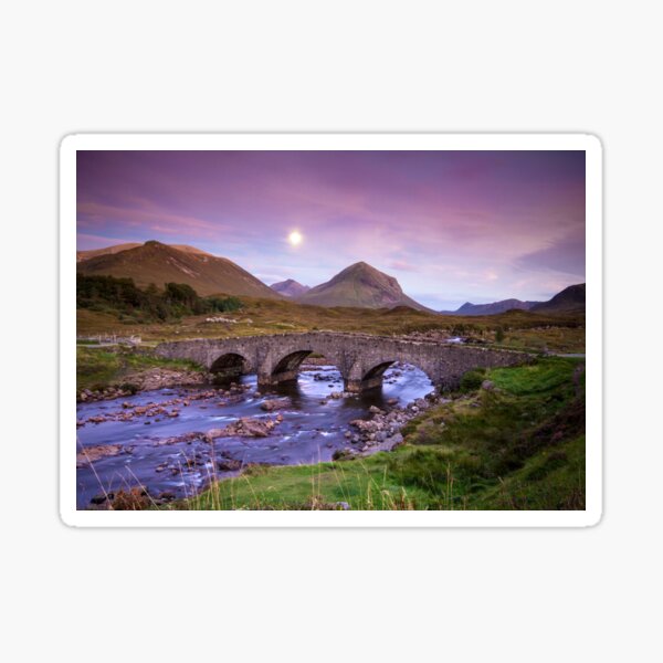 Isle of Skye Moonrise Sticker