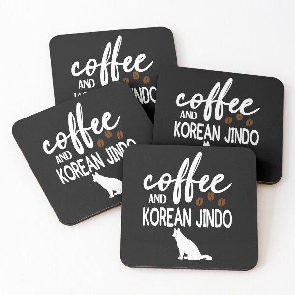 Item preview, Coffee And Korean Jindo designed and sold by LoomLight.