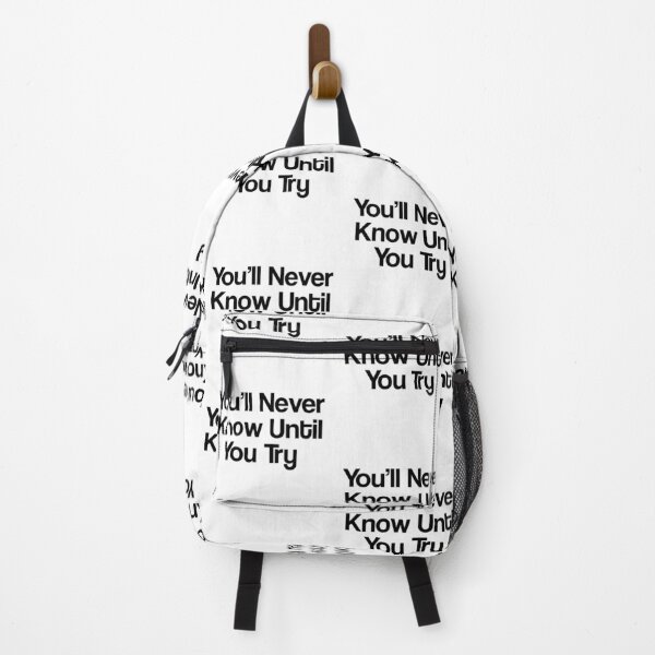 Item preview, You'll Never Know Until You Try designed and sold by Sensei Squix.