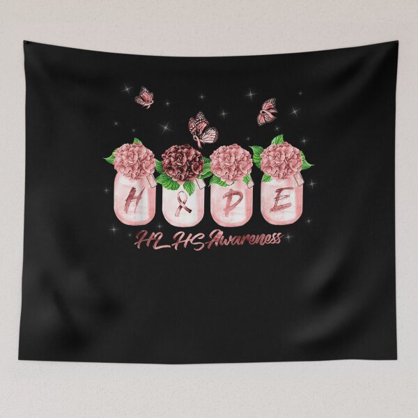 Item preview,  Hope Hydrangea Flower Butterfly Hlhs Awareness Gifts designed and sold by ritaz78.