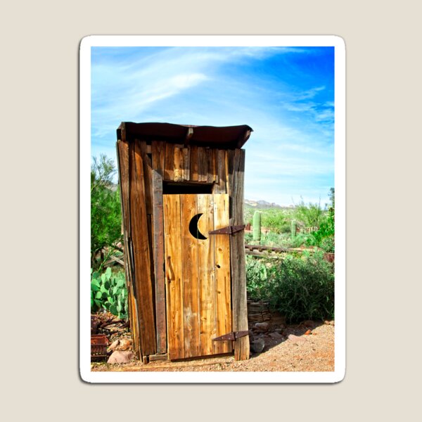 A Trip To The Outhouse Magnet