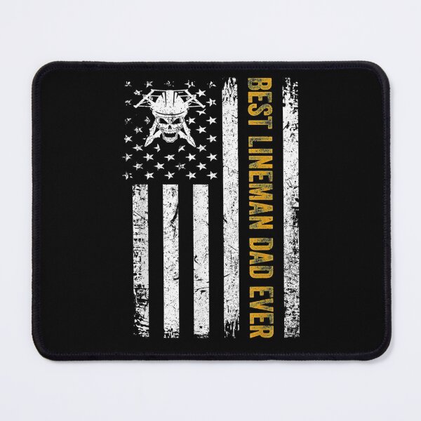 Item preview, Vintage Best Lineman Ever American Flag Fathers designed and sold by ritaz78.