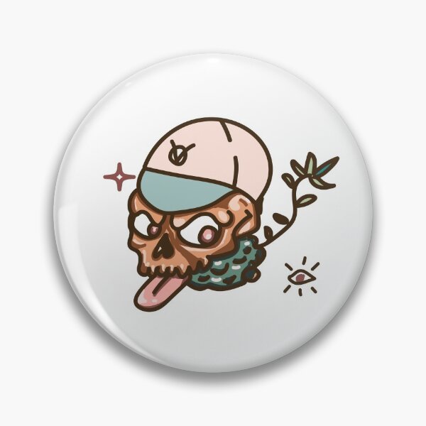 Item preview, Skull Candy with Bicycle Cap  designed and sold by CondimentStudio.
