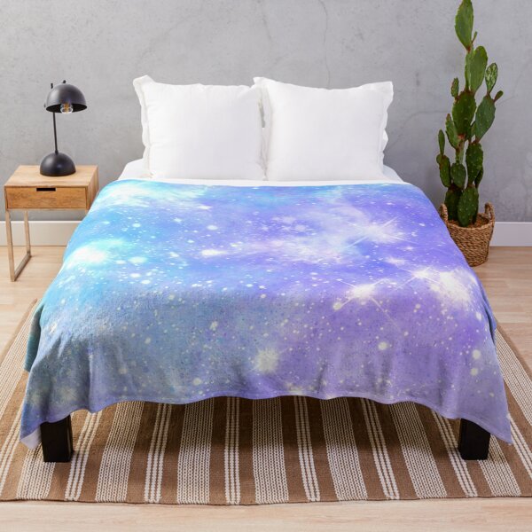 Item preview, Galaxy Star Dust Sky Blue and Purple designed and sold by MellowDrawing.