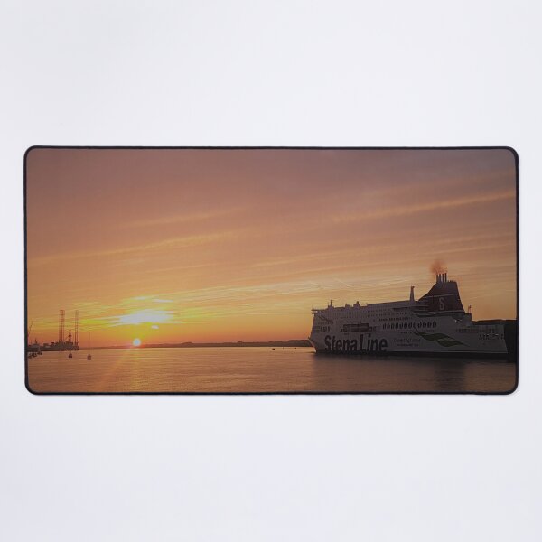 Item preview, Ship by Sunset Photographic Print designed and sold by WearWolfDesigns.