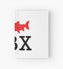 I fish OBX. Hardcover Journal