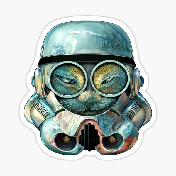 Vista previa del artículo con la obra «TROOPERCAT», diseñado y vendido por Jumali Katani.