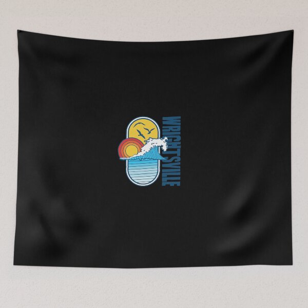 Item preview, Wrightsville Beach Nc Vintage Ocean Surf Hoodie designed and sold by errettt.