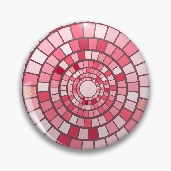 Item preview, Pink abstract mosaic pattern designed and sold by RinaGArt.