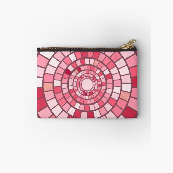Item preview, Pink abstract mosaic pattern designed and sold by RinaGArt.