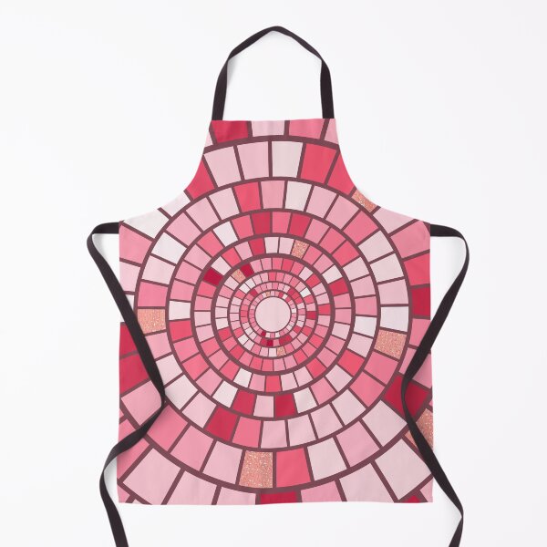 Item preview, Pink abstract mosaic pattern designed and sold by RinaGArt.