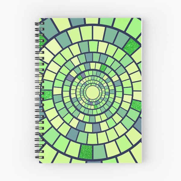 Item preview, Abstract green mosaic pattern designed and sold by RinaGArt.