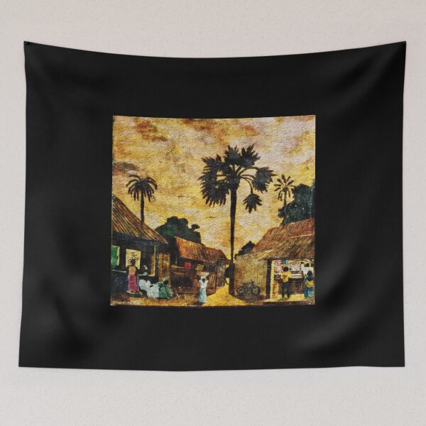 Item preview, "Serrekunda" - Contemporary African Painting of Gambian Street Life designed and sold by Tony Cisse.