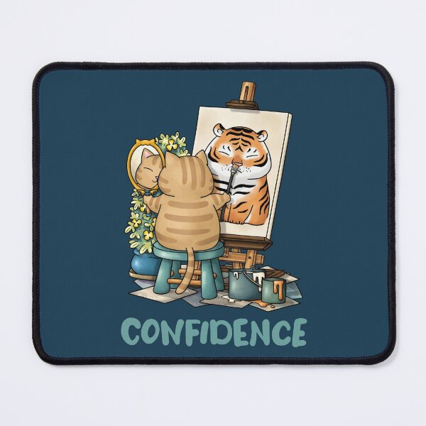 Item preview, Cat Confidence Self Portrait designed and sold by Takeda-art.