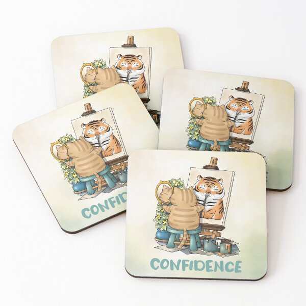 Item preview, Cat Confidence Self Portrait designed and sold by Takeda-art.