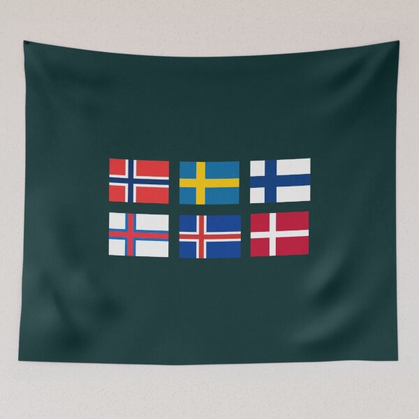 Item preview, Scandinavian flags designed and sold by TuanHuy.