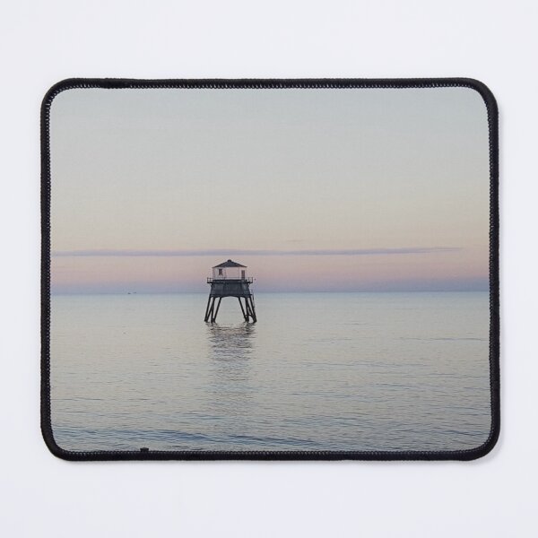 Item preview, Tranquil Lighthouse at Sunrise Photographic Print designed and sold by WearWolfDesigns.