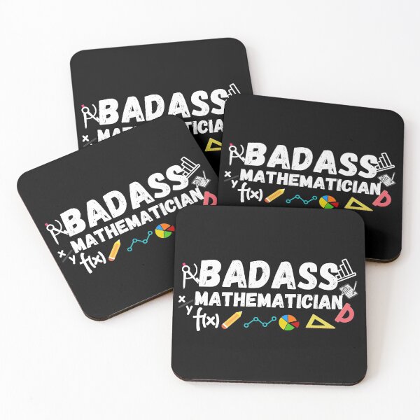 Item preview, badass mathematician. funny math gift designed and sold by ronaldsonou.