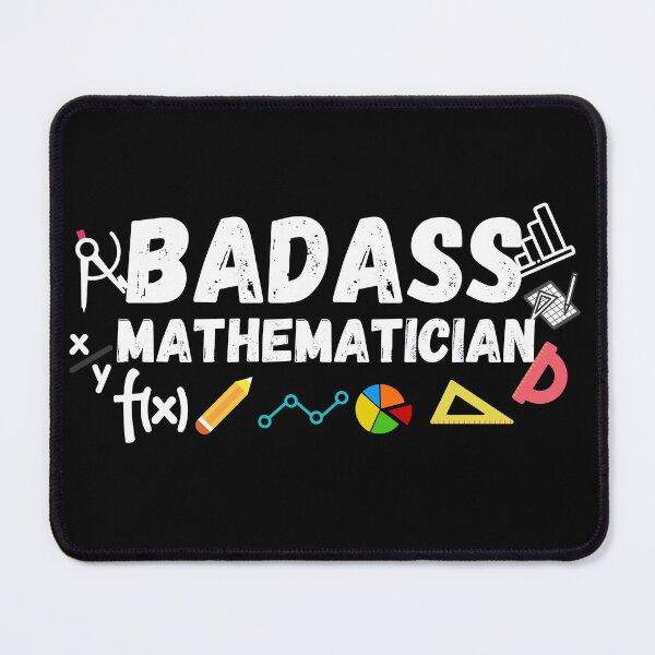 Item preview, badass mathematician. funny math gift designed and sold by ronaldsonou.