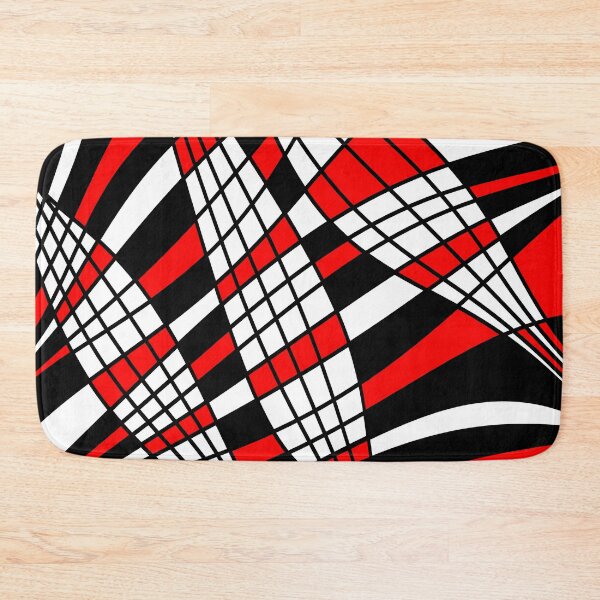 Item preview, Abstract pattern - red, black and white. designed and sold by K.S ART.