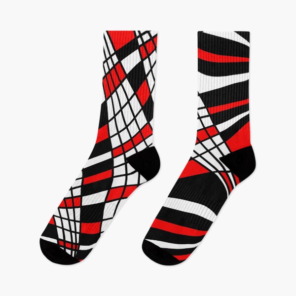 Item preview, Abstract pattern - red, black and white. designed and sold by K.S ART.