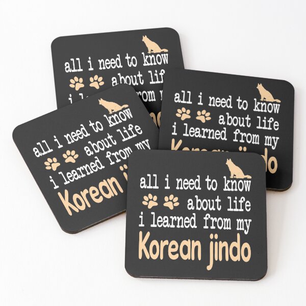 Item preview, All I Need To Know About Life I Learned From My Korean Jindo  designed and sold by LoomLight.