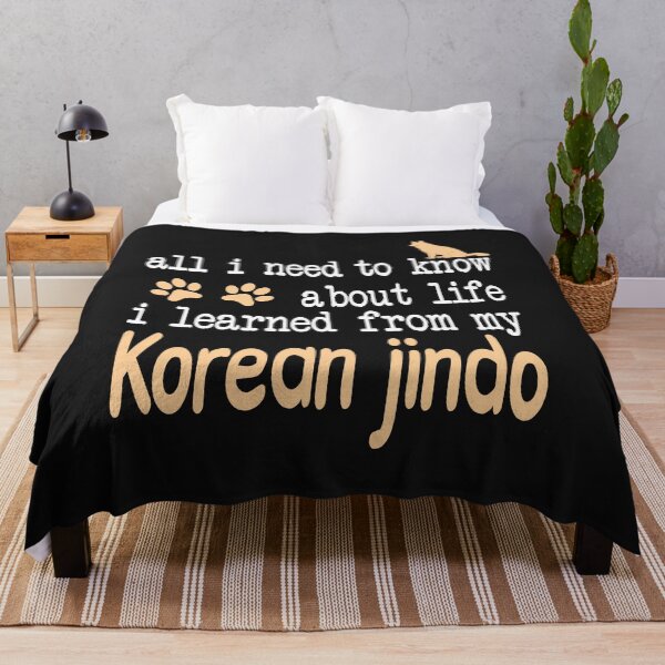 Item preview, All I Need To Know About Life I Learned From My Korean Jindo  designed and sold by LoomLight.