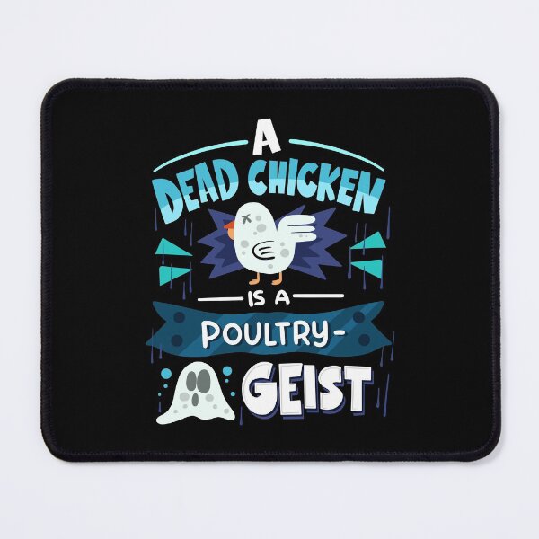 Item preview, A Dead Chicken Is A Poultry Geist - Ghost Pun designed and sold by anziehend.
