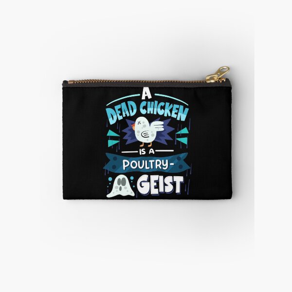 Item preview, A Dead Chicken Is A Poultry Geist - Ghost Pun designed and sold by anziehend.