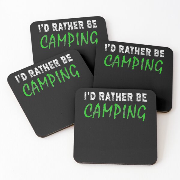 Item preview,  Rather Camping Novelty Gift Retro Casual designed and sold by ritaz78.