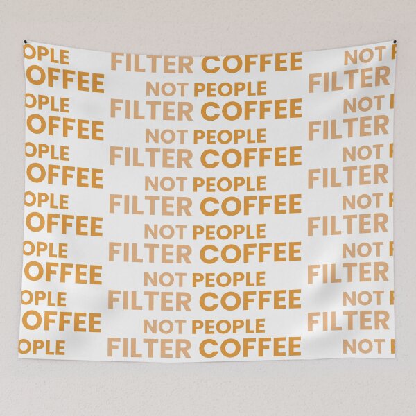 Item preview, Filter Coffee Not People designed and sold by Black Maverik Estore.