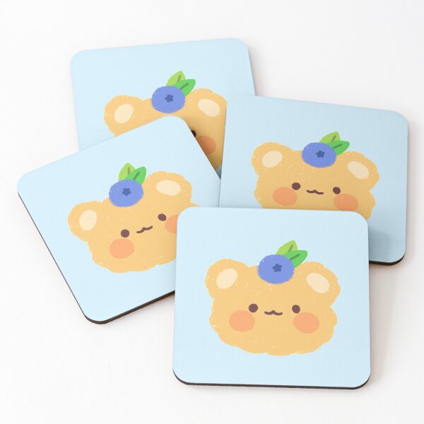 Item preview, Cute Cartoon Bear With Blueberry designed and sold by ViolettLight.