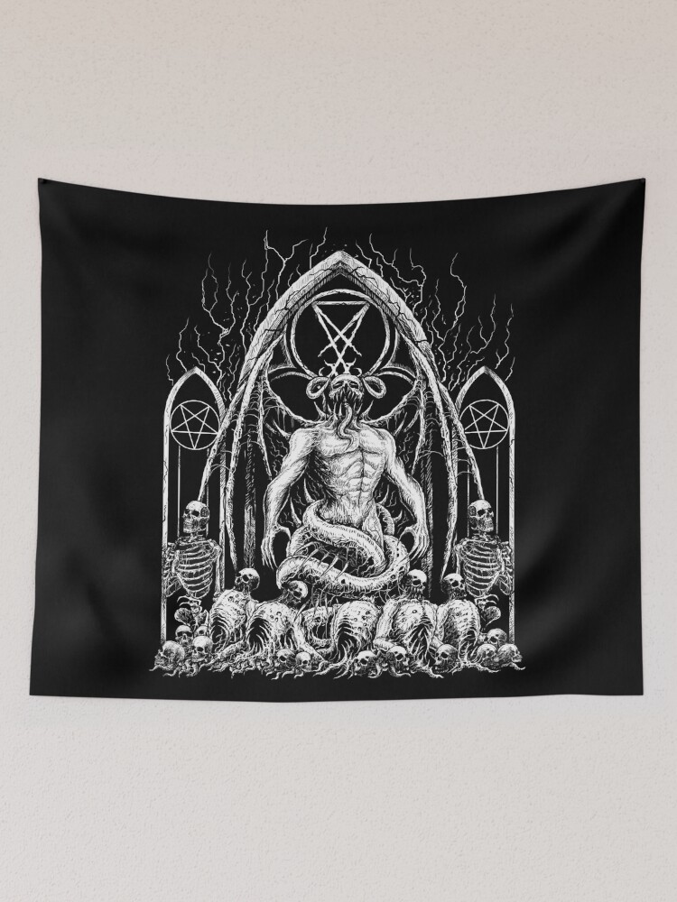 Satanic tapestry sale