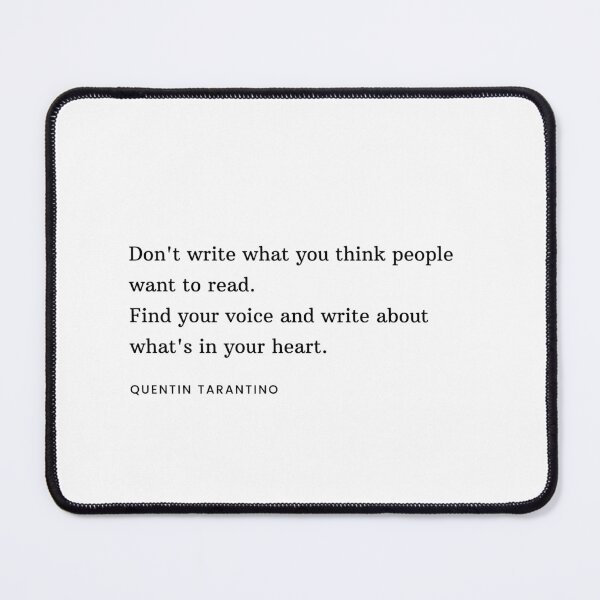 Item preview, Quentin Tarantino Motivational Quote designed and sold by JennyChann.