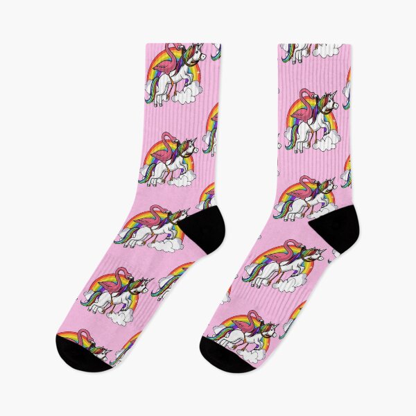 Item preview, Flamingo Bird Riding Unicorn  designed and sold by underheaven.