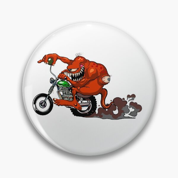 Item preview, monsters and motorbikes designed and sold by Stephen McEwen.