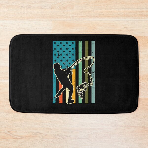 Item preview,  Bass Retro American Flag Fishing Vintage Fish designed and sold by ritaz78.
