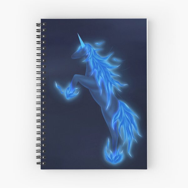 Item preview, Flaming Blue Unicorn designed and sold by LauraO31.