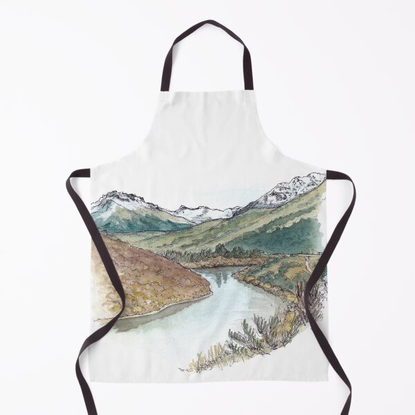 Item preview, Kawarau River View - Queenstown Watercolour designed and sold by Tom Napper Design.
