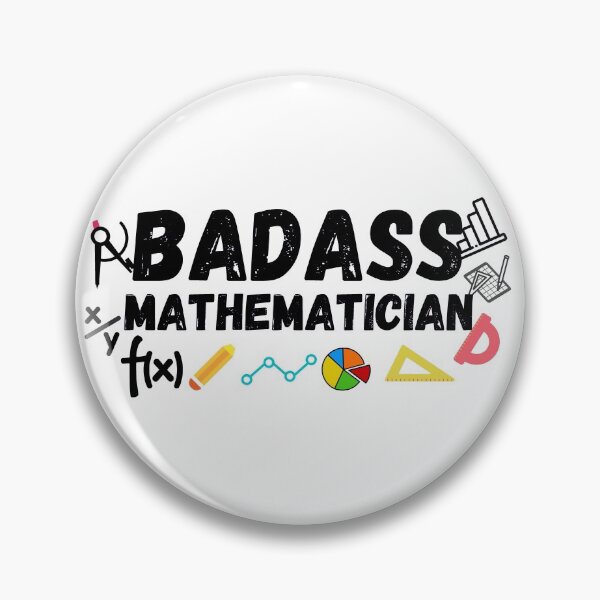 Item preview, badass mathematician. funny math gift designed and sold by ronaldsonou.