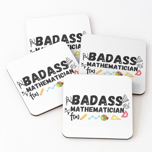 Item preview, badass mathematician. funny math gift designed and sold by ronaldsonou.