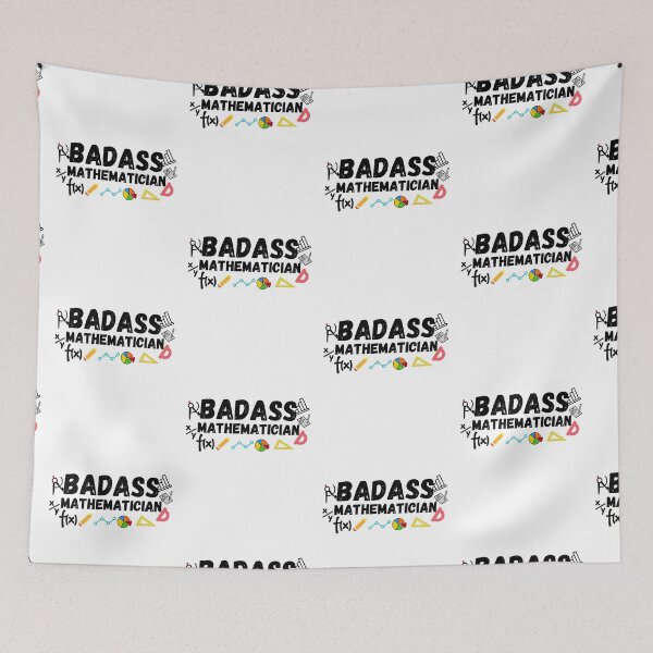 Item preview, badass mathematician. funny math gift designed and sold by ronaldsonou.
