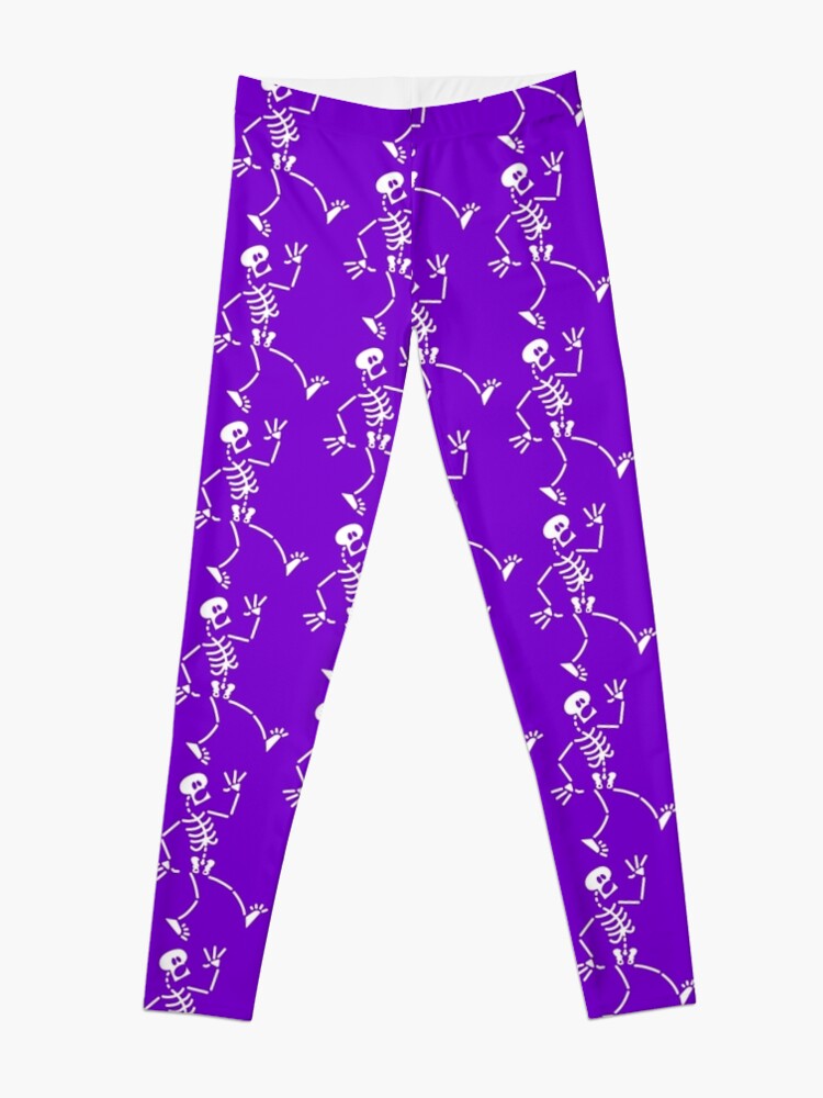 Alternate view of Frightened Skeleton Leggings