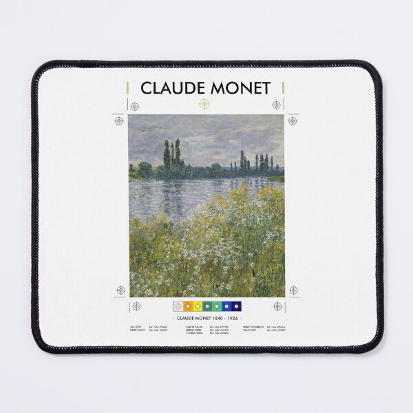 Item preview, Famous impressionist painter artist Claude Monet. Monet oil paint colour palette translated into modern hex codes.  designed and sold by Barb  Hamilton ⭐⭐⭐⭐⭐.