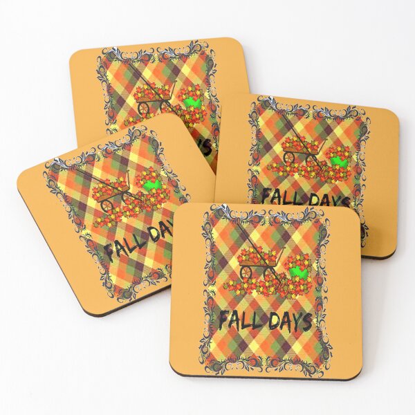 Item preview, Fall Days, Buffalo Plaid Thanksgiving Autumn Design, Buffalo Plaid Thanksgiving Autumn Design ,Thankful Grateful Blessed, Gobble Me Turkey Day designed and sold by Adri Barnard.