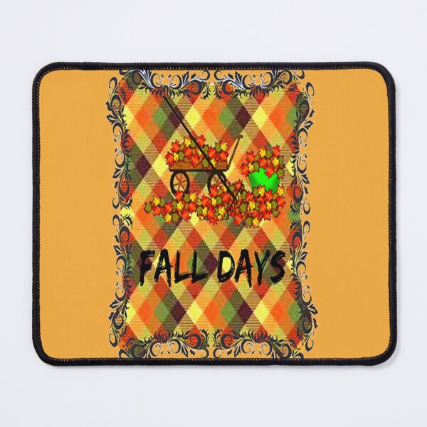 Item preview, Fall Days, Buffalo Plaid Thanksgiving Autumn Design, Buffalo Plaid Thanksgiving Autumn Design ,Thankful Grateful Blessed, Gobble Me Turkey Day designed and sold by Adri Barnard.