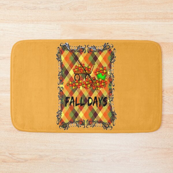 Item preview, Fall Days, Buffalo Plaid Thanksgiving Autumn Design, Buffalo Plaid Thanksgiving Autumn Design ,Thankful Grateful Blessed, Gobble Me Turkey Day designed and sold by Adri Barnard.
