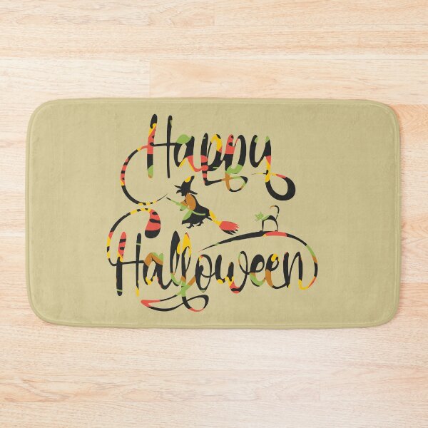 Item preview, Happy Halloween flying witch cat designed and sold by CutieBlue.