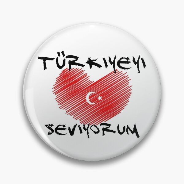 Item preview, Türkiyeyi seviorum, I love Turkey, go turkey designed and sold by underdogsgrit.